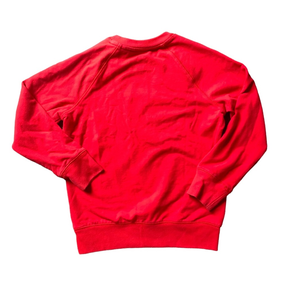 Kids Primary Peace appliqué Christmas holiday sweatshirt size 6-7 - Picture 3 of 4